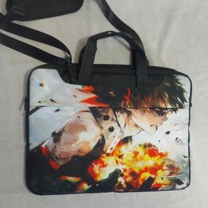 Anime Manga Padded Laptop/ Messenger Crossbody Shoulder Bag